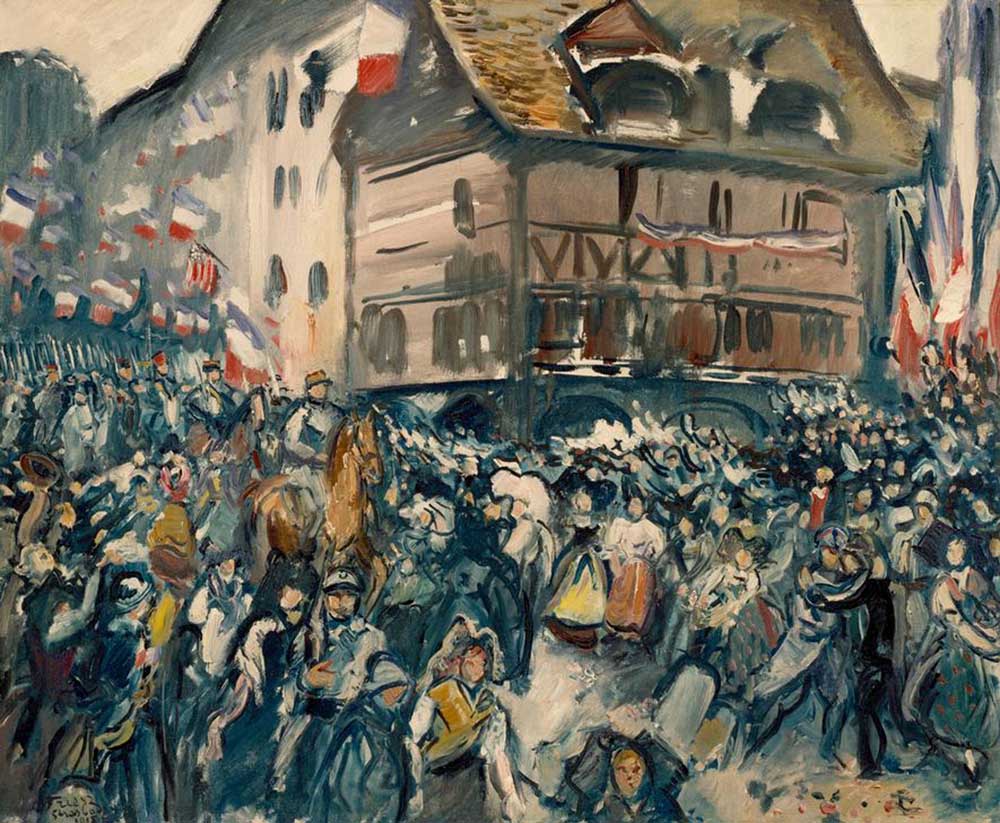 Entry of the French into Strasbourg, November 27, 1918 from Emile Othon Friesz