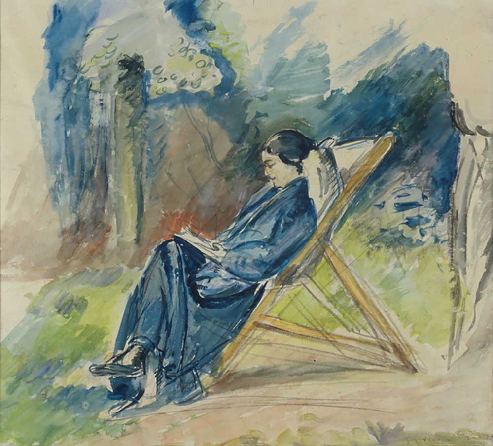 Femme au chaise longue, c.1935 from Emile Othon Friesz