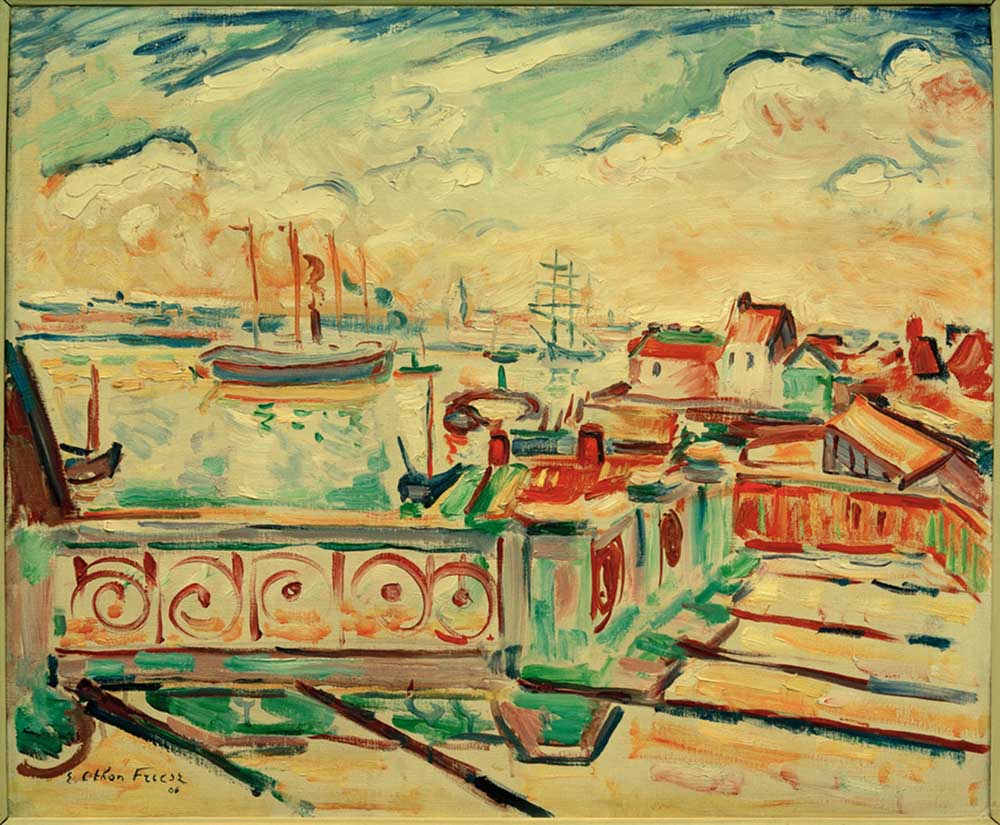 Le Port dAnvers from Emile Othon Friesz