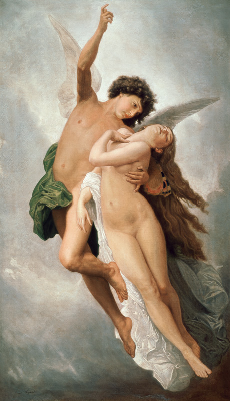 The Abduction of Psyche from Emile Signol