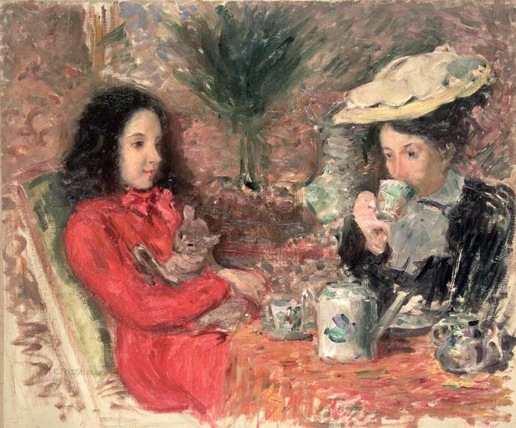 Tea Time, c.1900  from Emile Alfred Dezaunay