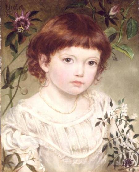 Violet - Portrait of a Girl from Emma Sandys