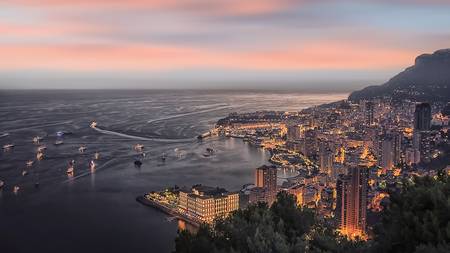 Sunset In Monaco