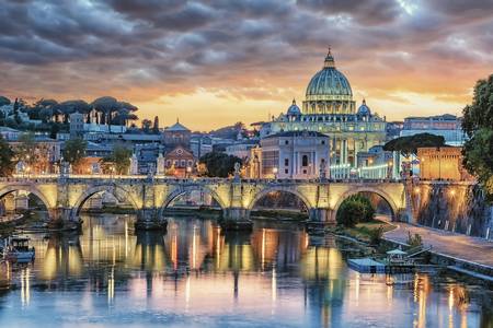Sunset In Rome City