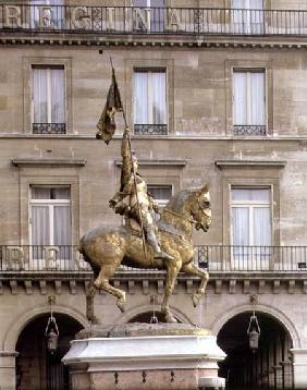 Equestrian statue of Joan of Arc (1412-31)