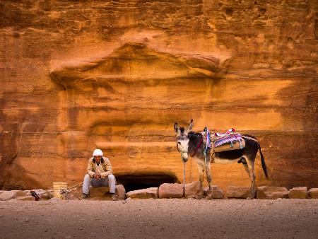 Petra workers