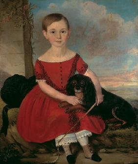 Portrait of a Young Boy, A Spaniel at his Side