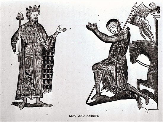A King and a Knight, illustration from ''The Crusades: the story of the Latin Kingdom of Jerusalem'' from English School