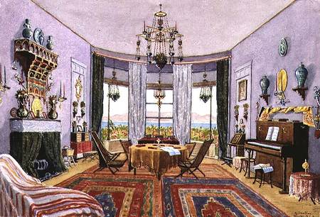 The Drawing Room, Woodford Cottage, Gibraltar from English School