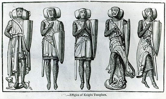 Effigies of Knight Templars from English School