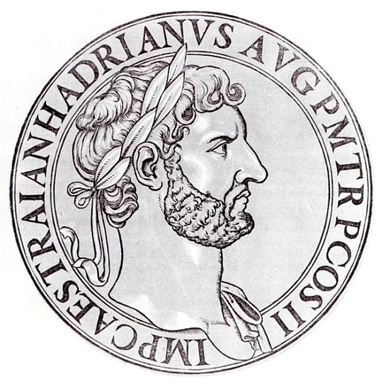 Emperor Hadrian (76-138) from English School