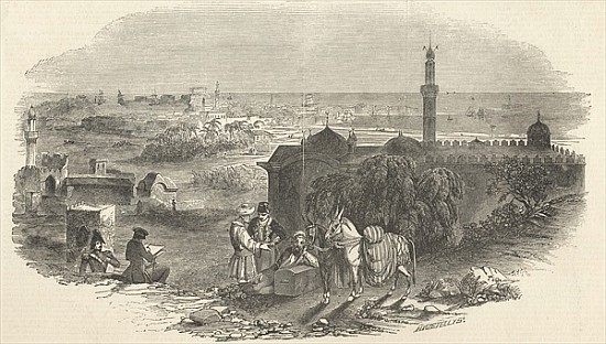 Foreign Corn Ports, Alexandria, from ''The Illustrated London News'', 19th December 1846 from English School