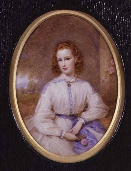 Hon. Lucy Byng (miniature) from English School
