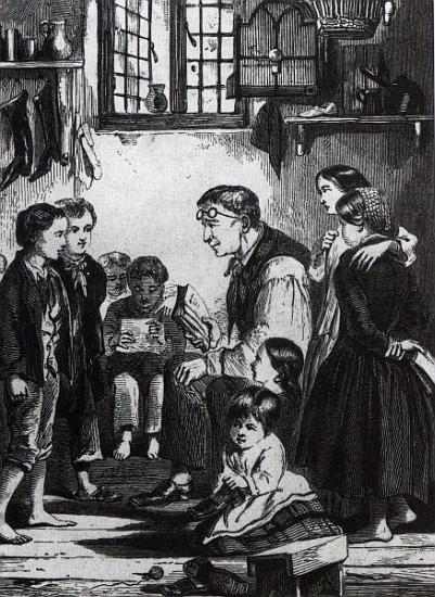 John Pounds teaching children in his home from English School