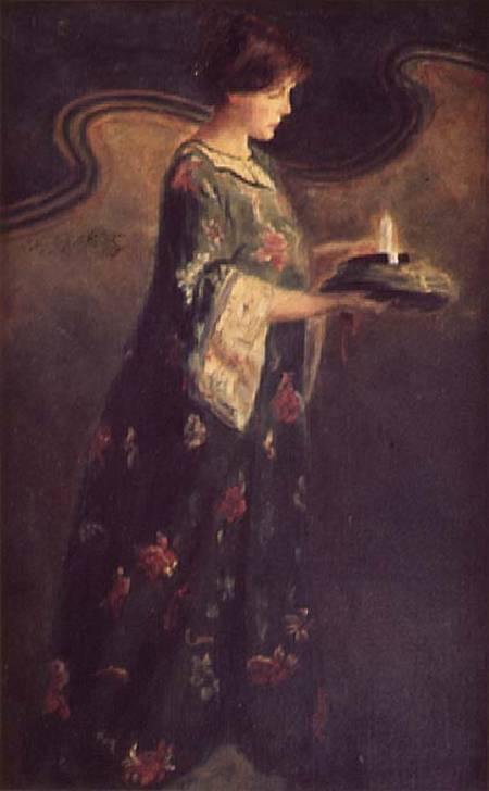 Lady with a Candle from English School