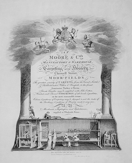 Moore & Co. Trade Card from English School
