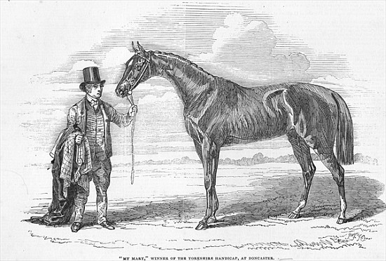 ''My Mary'', winner of the Yorkshire Handicap at Doncaster, from ''The Illustrated London News'', 4t from English School
