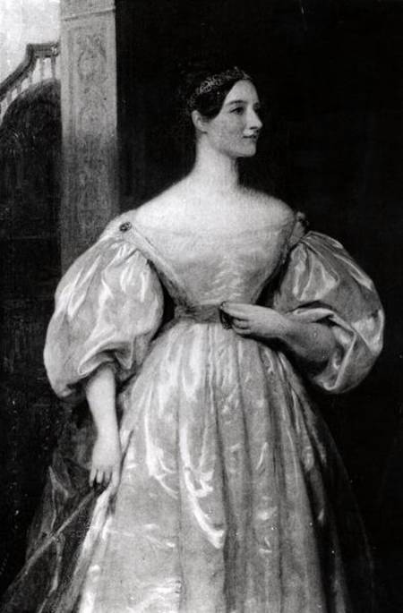 Portrait of Augusta Ada Byron (1815-52) Countess of Lovelace from English School