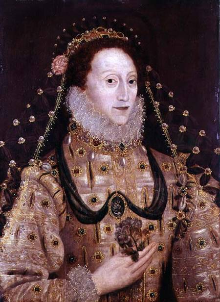Portrait of Elizabeth I (1533-1603) from English School