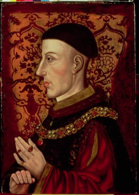 Portrait of Henry V (1387-1422) from English School