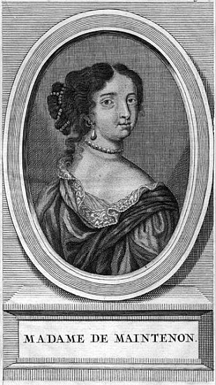 Portrait of Madame de Maintenon from English School