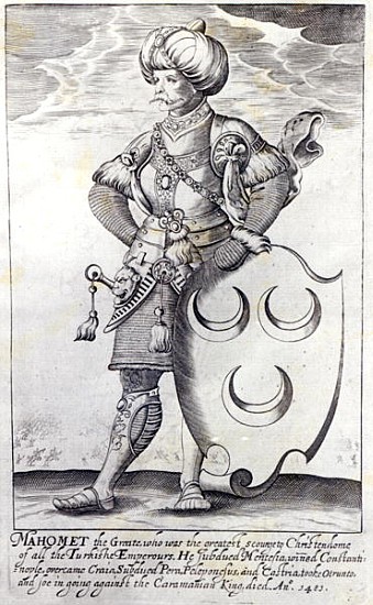 Portrait of Mehmed II from English School