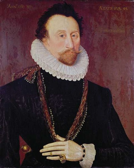 Portrait of Sir John Hawkins (1532-95) 1581 from English School