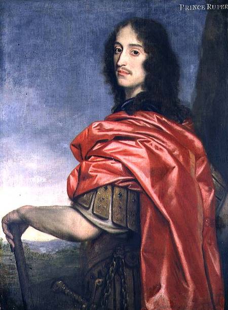 Portrait of Prince Rupert (1619-82) from English School