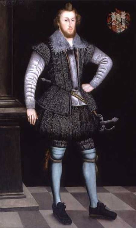 Portrait of Sir Edward Fox of Gwrrnego from English School