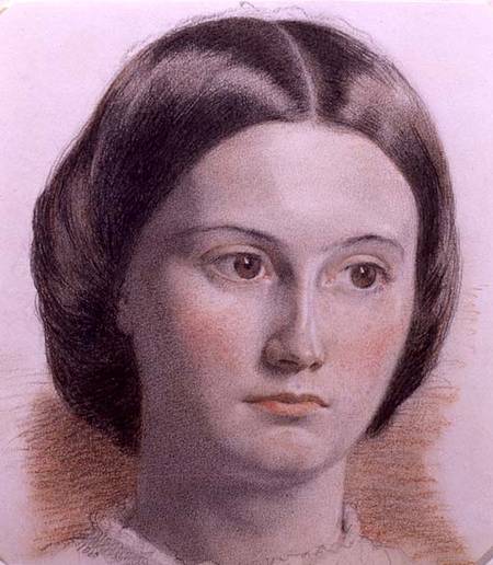 Portrait of a Young Lady's Face from English School