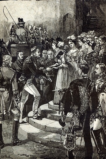 Reception of Louis Philippe at Windsor Castle from English School