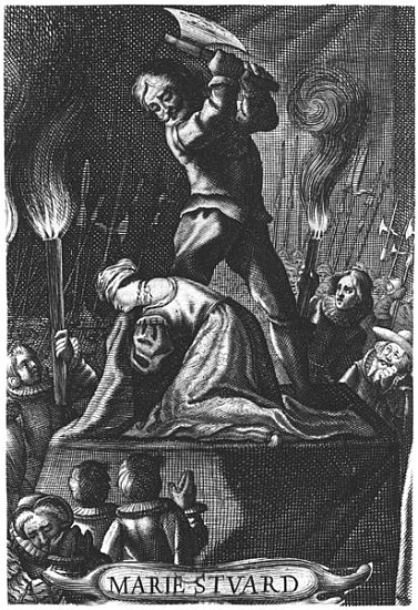 The Execution of Mary Queen of Scots (1542-87) 8th February 1587 from English School