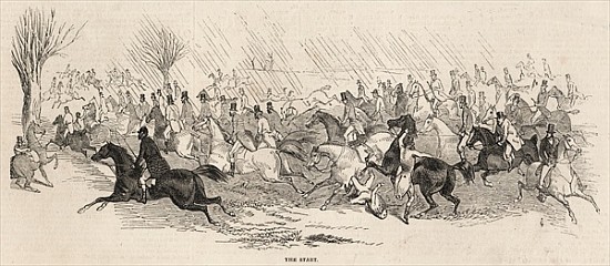 The Start, from ''The Illustrated London News'', 5th December 1846 from English School