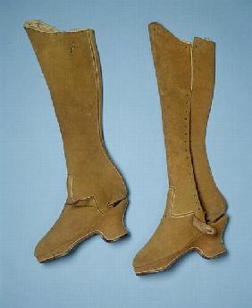Boots believed to have belonged to Queen Elizabeth I, 16th century