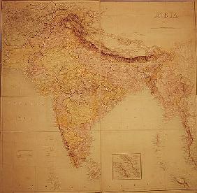 Map of India, published under the direction of Colonel J.T. Walker, C.B., R.E., F.R.S., Surveyor Gen