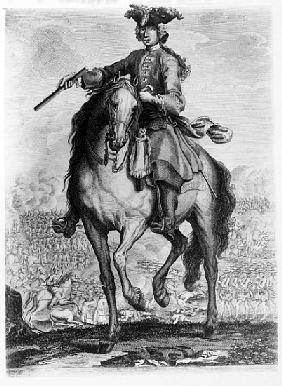 Prince Charles Edward Stuart at the Battle of Prestonpans, c.1745