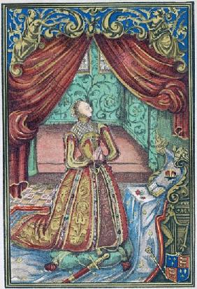 Queen Elizabeth I at Prayer, frontispiece to ''Christian Prayers''