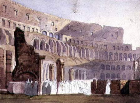 View of the Roman Colosseum from English School