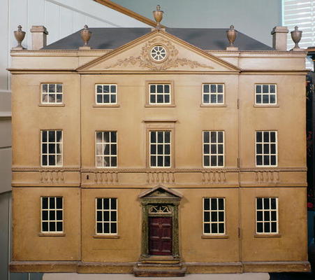 Doll's house, Neo-Classical Adam Style, c.1810 (mixed media) from English School, (19th century)