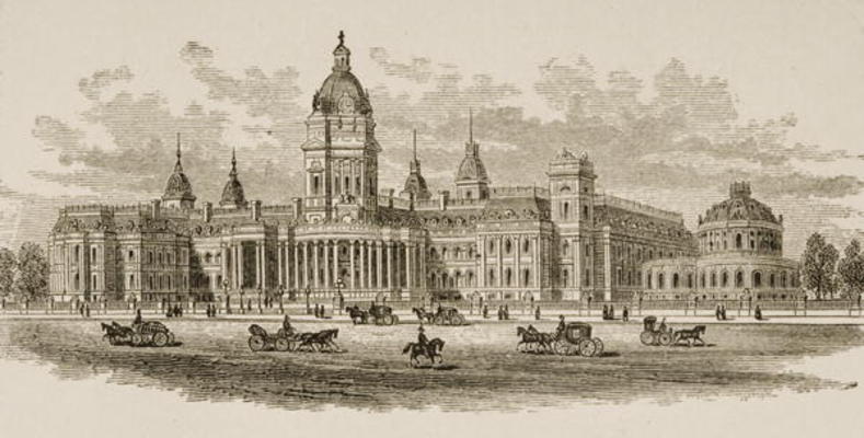 New City Hall, San Francisco, from 'American Pictures', published by The Religious Tract Society, 18 from English School, (19th century)