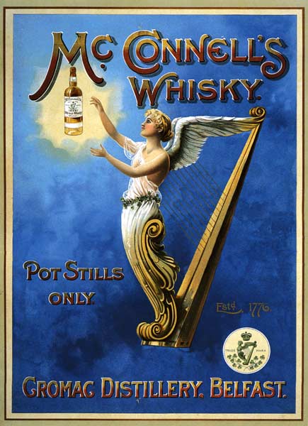 Poster advertising McConnell's Whisky from English School, (19th century)