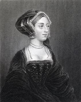 Portrait of Anne Boleyn (c.1507-36) from 'Lodge's British Portraits', 1823 (litho)