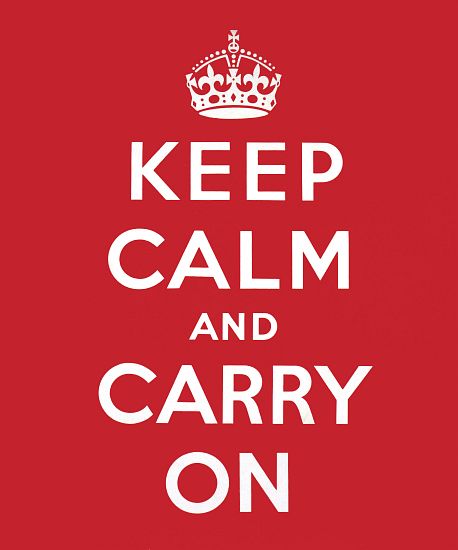 'Keep Calm and Carry On' from English School, (20th century)
