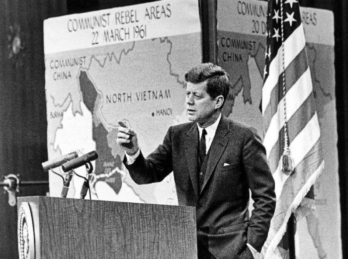 From the start of his administration, American President John Kennedy has held press conferences abo from English Photographer, (20th century)