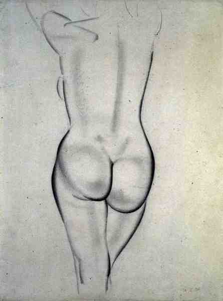The Nude, 1936 (pencil on paper)  from Eric Gill
