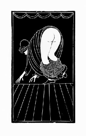 The Chinese Maidservant (woodcut engraving) 