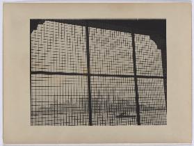 New York: View of Manhatten from Ellis Island
