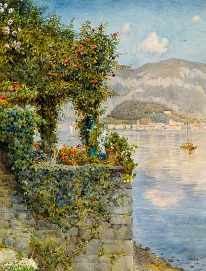 Bellagio from Tremezzo from Ernest Arthur Rowe