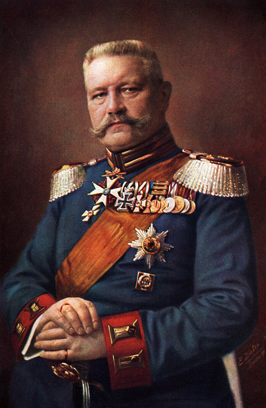 Paul von Hindenburg, 1915 (colour litho) from Ernest Bieler