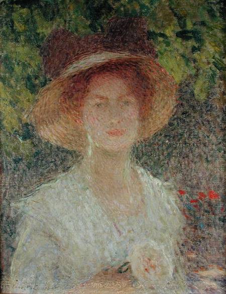 The Straw Hat from Ernest-Joseph Laurent